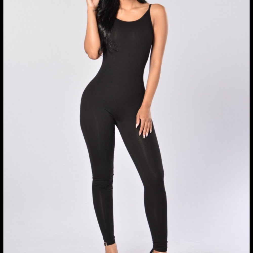Size medium black jumpsuit NWT